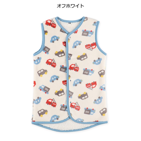 マイクロフリース裏ボアロングポンチョ（くるま）