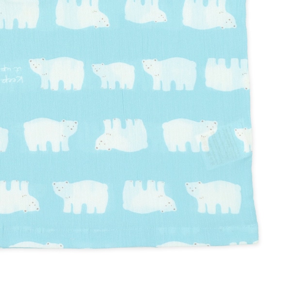 前半開き半袖パジャマ（しろくま）