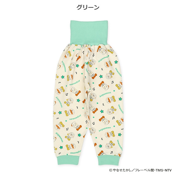2枚組ソフトキルト腹巻付きスペアパンツ（アンパンマン）
