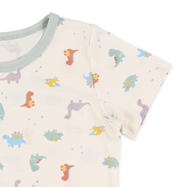 腹巻付き半袖パジャマ（恐竜）
