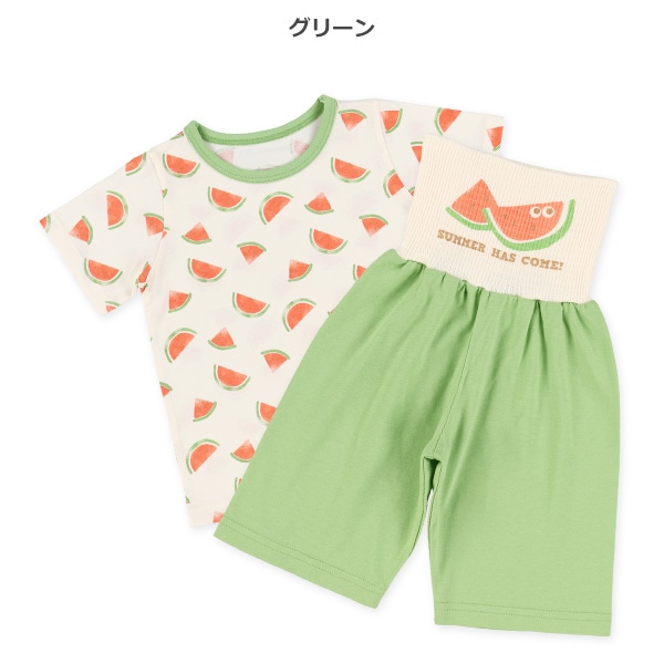 腹巻付き半袖パジャマ（すいか）