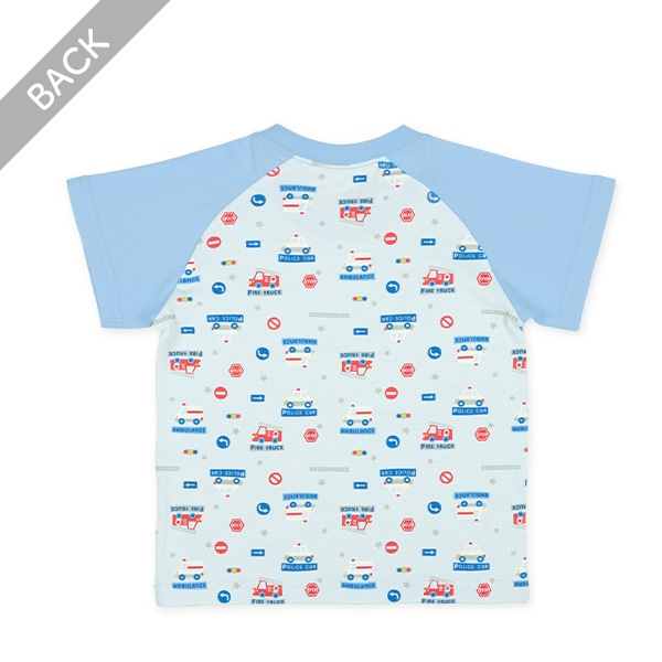 腹巻付き半袖パジャマ（緊急車両）