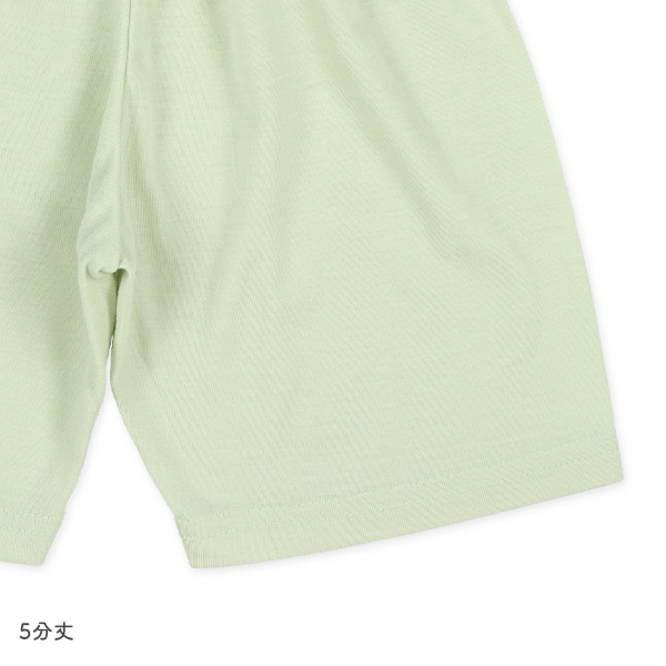 腹巻付きラグラン半袖パジャマ（ブルドッグ・ワンポイント）