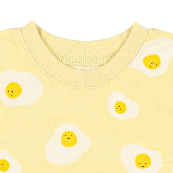 腹巻付き半袖パジャマ（目玉焼き）