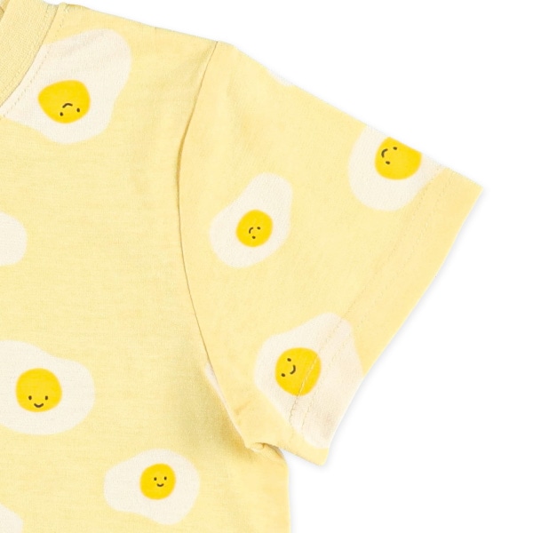 腹巻付き半袖パジャマ（目玉焼き）