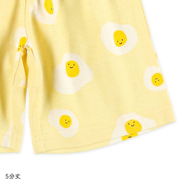 腹巻付き半袖パジャマ（目玉焼き）