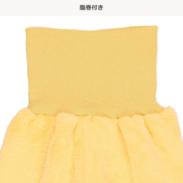 マイクロフリース腹巻付き長袖パジャマ（雪だるま）