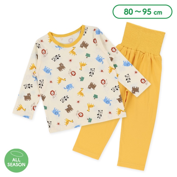 腹巻付き長袖パジャマ（アニマル）
