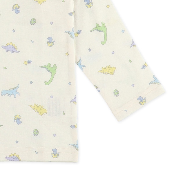 腹巻付き長袖パジャマ（恐竜・卵）