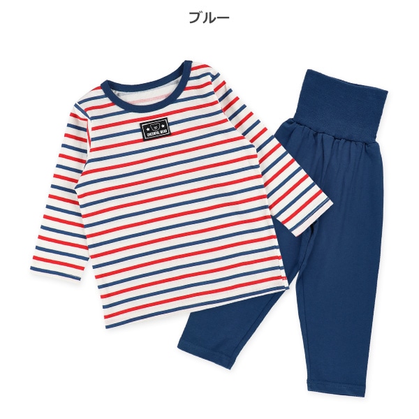 腹巻付き長袖パジャマ（トリコボーダー）