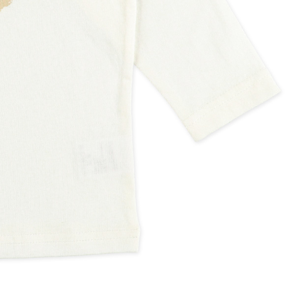 腹巻付き長袖パジャマ（くま・チェック）