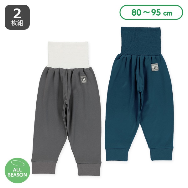 2枚組腹巻付きスペアパンツ（星チケット）