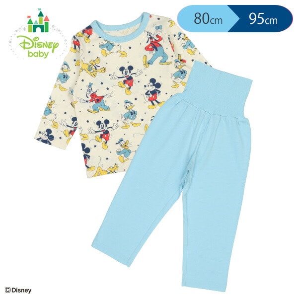 初回限定お試し価格】【初回限定お試し価格】ミッキー パジャマ 95cm 新品 パジャマ Disneybaby ミニー パジャマ 腹巻つき 80cm