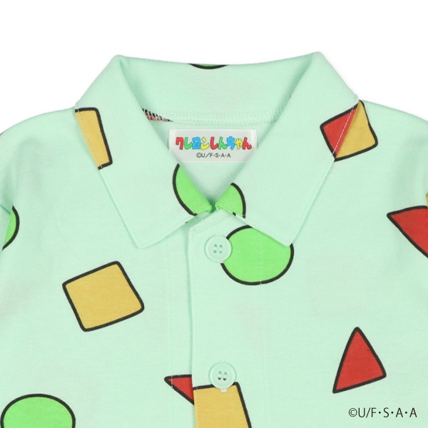 腹巻付き前開き長袖パジャマ（クレヨンしんちゃん）