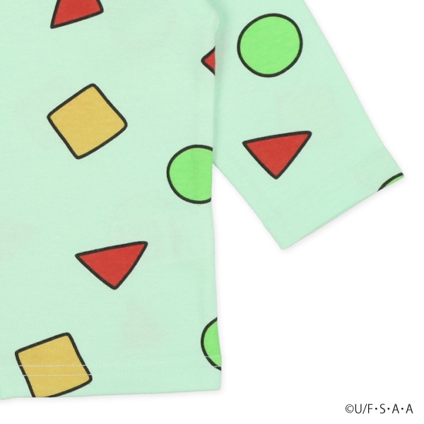 腹巻付き前開き長袖パジャマ（クレヨンしんちゃん）