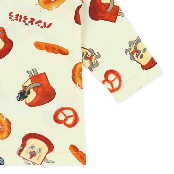 腹巻付き長袖パジャマ（パンどろぼう）