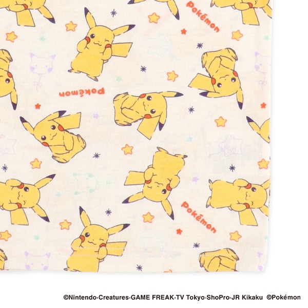 腹巻付き半袖パジャマ（ピカチュウ）