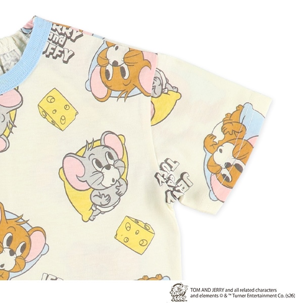 腹巻付き半袖パジャマ（トムとジェリー）
