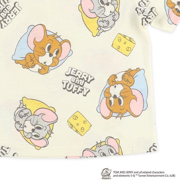 腹巻付き半袖パジャマ（トムとジェリー）