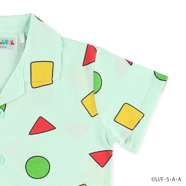 腹巻付き前開き半袖パジャマ（クレヨンしんちゃん）