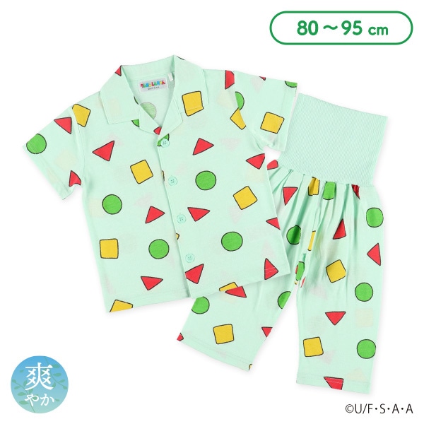 腹巻付き前開き半袖パジャマ（クレヨンしんちゃん）