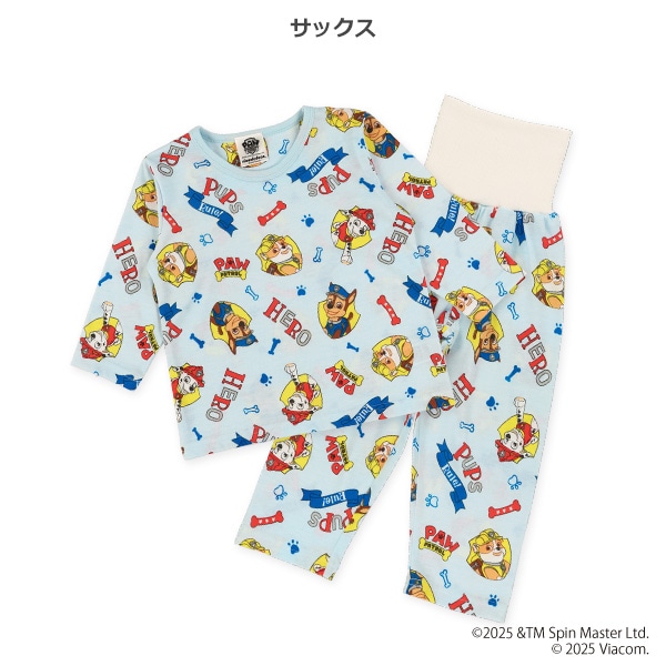 腹巻付き長袖パジャマ（パウパトロール）