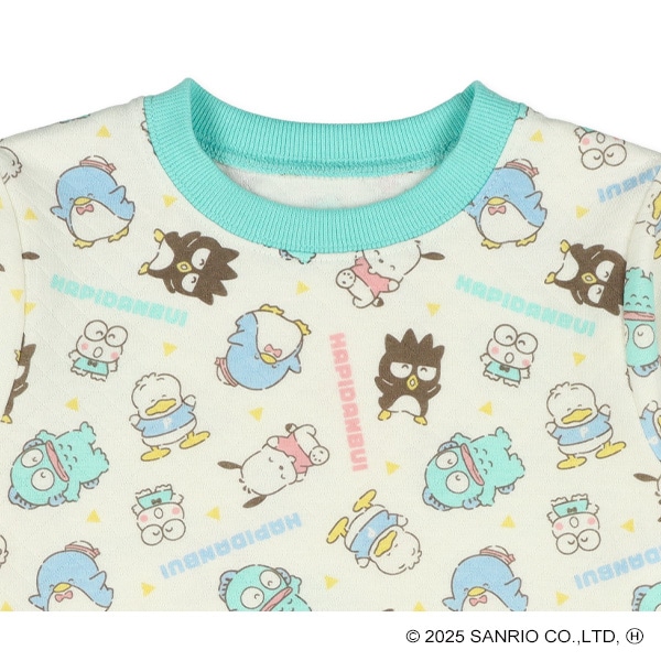 ニットキルト腹巻付き長袖パジャマ（はぴだんぶい）