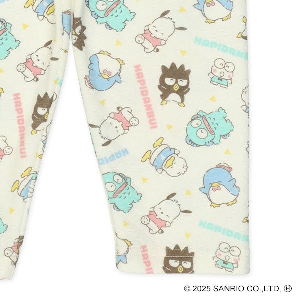 ニットキルト腹巻付き長袖パジャマ（はぴだんぶい）