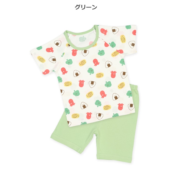 2枚組ラグラン半袖パジャマ（お弁当）