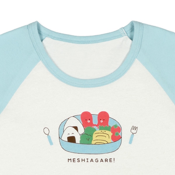 2枚組ラグラン半袖パジャマ（お弁当）