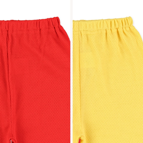 2枚組ハニカムメッシュ半袖パジャマ（すいか・パイン）