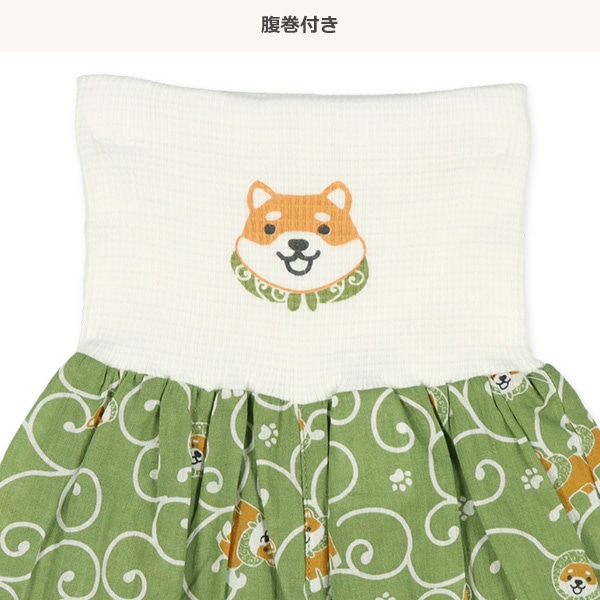 腹巻付きステテコ（唐草柴犬）