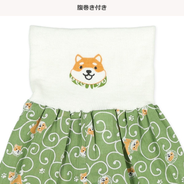 腹巻付きステテコ（唐草柴犬）