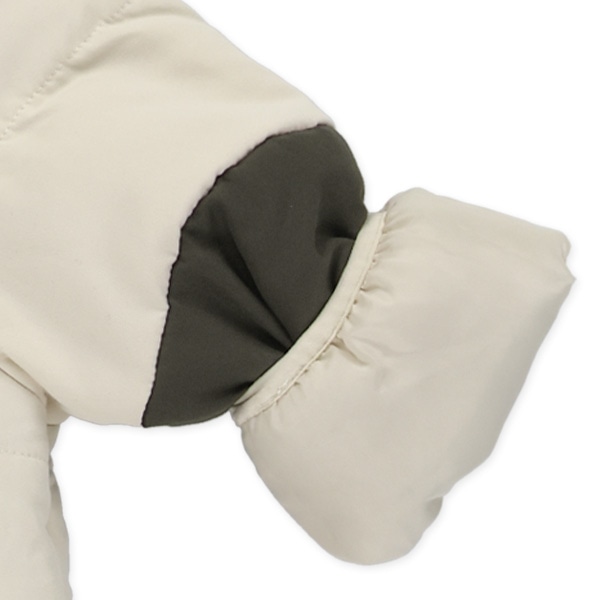 胸袖配色切り替えジャンプスーツ