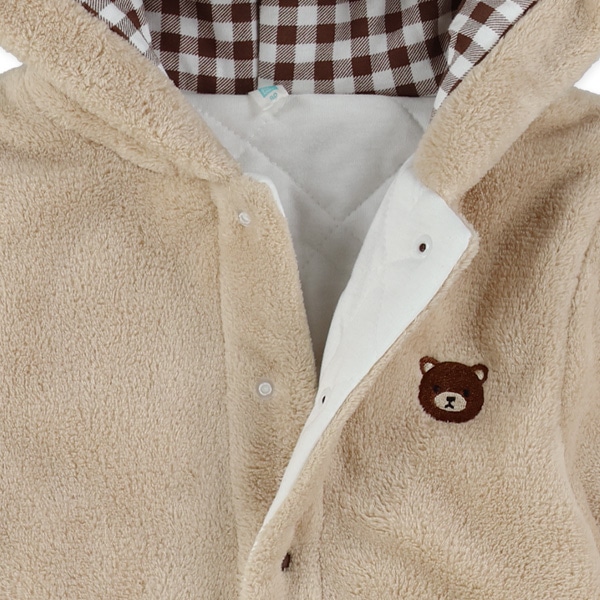 中わたくまチェックバギーオール