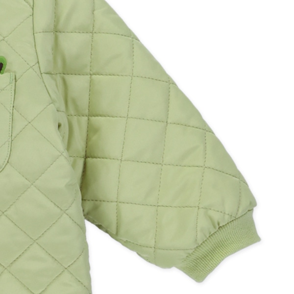 キルティングフードモチーフ付き恐竜ジャンプスーツ