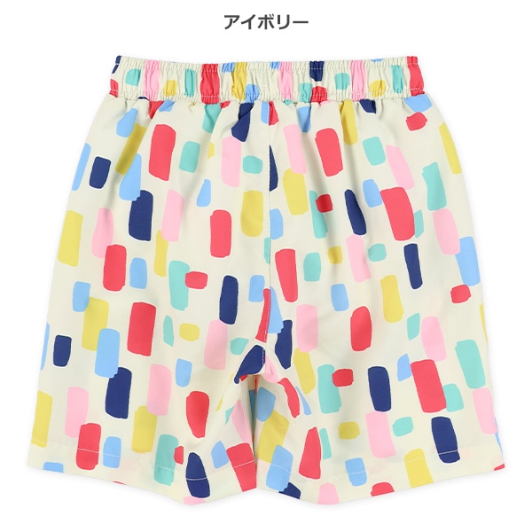 カラフル幾何学模様サーフパンツ