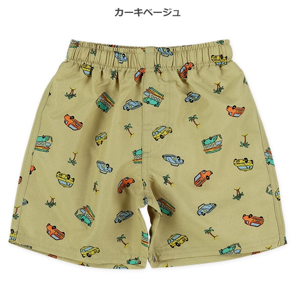 レトロカー総柄サーフパンツ