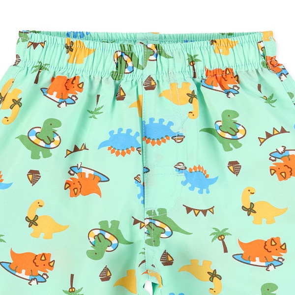 カラフル恐竜サーフパンツ