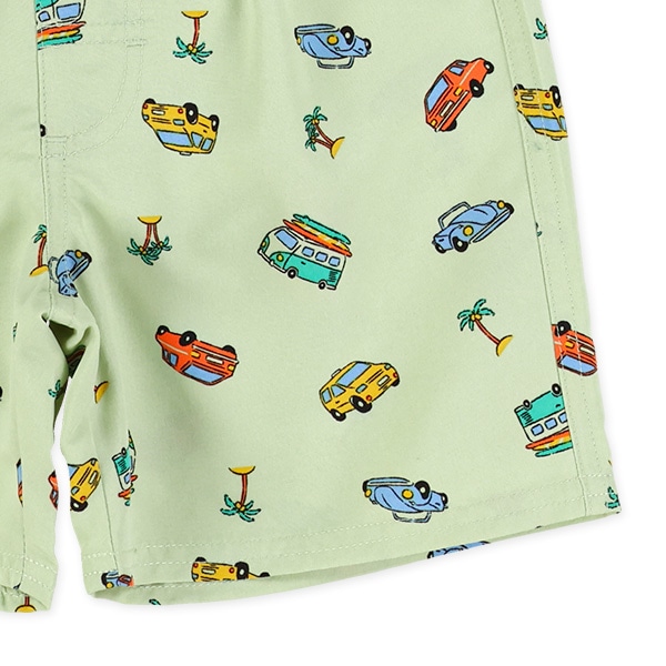 レトロカー総柄サーフパンツ