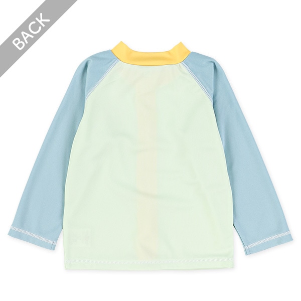 配色レトロカーワンポイントラッシュガード