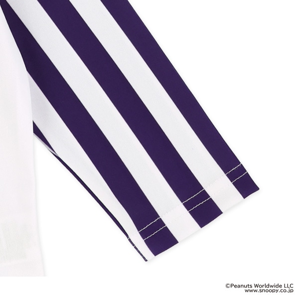 袖ストライプラッシュガード（スヌーピー）