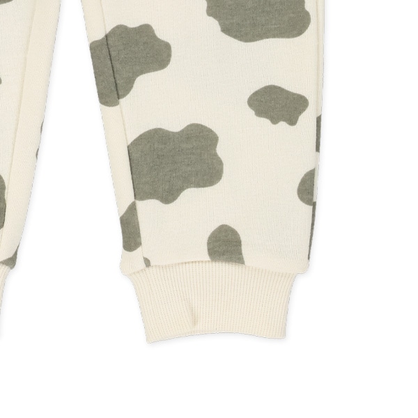 裏起毛うし柄ロングパンツ