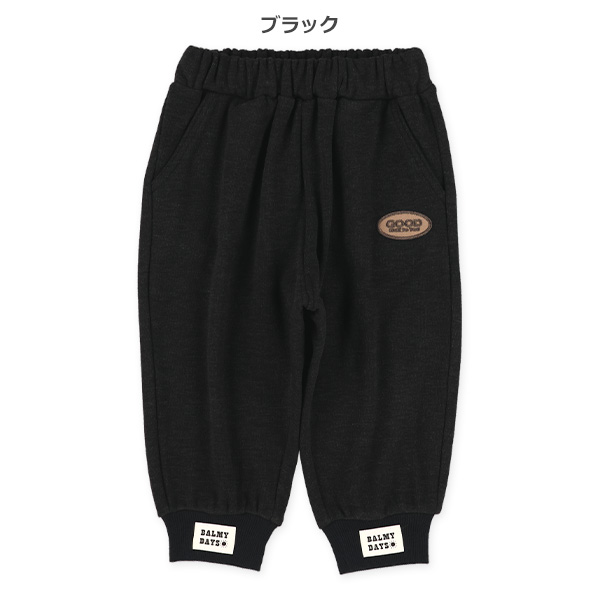 裏起毛裾チケットホイップタッチロングパンツ