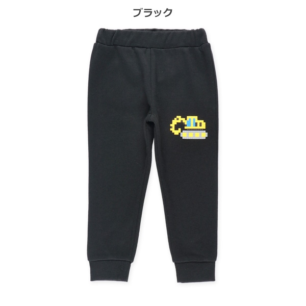 裏毛はたらくくるま発泡プリントロングパンツ