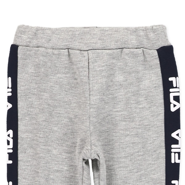 FILA）裏毛サイドラインロングパンツ