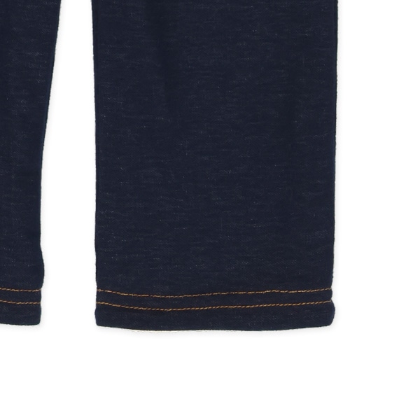 裏フリースデニムニットパンツ