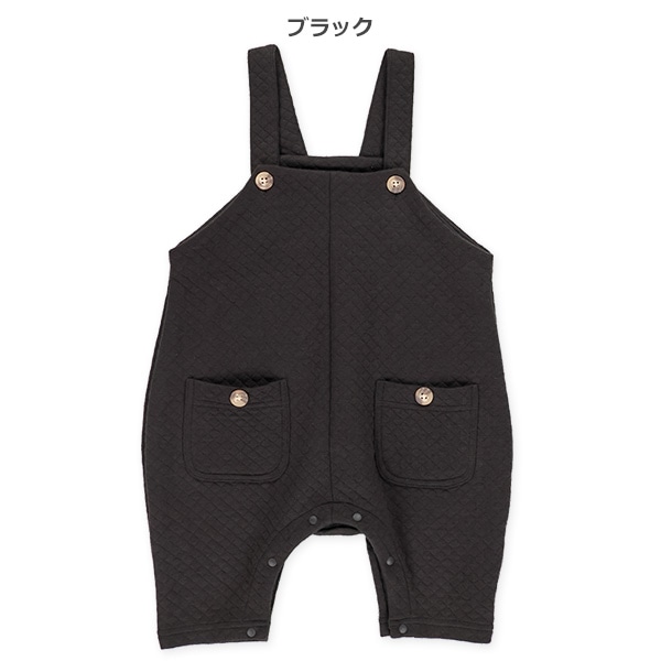 ニットキルトサロペット