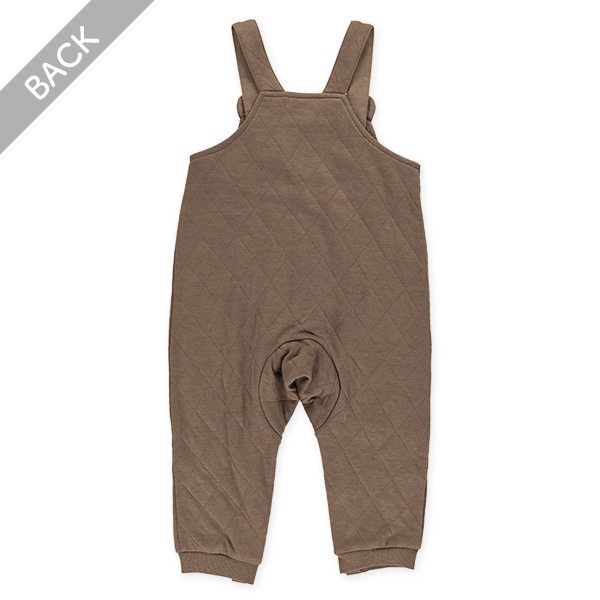 キルトくまサロペット