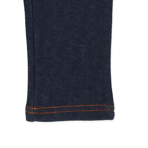 ウラぽか）デニムニットパンツ